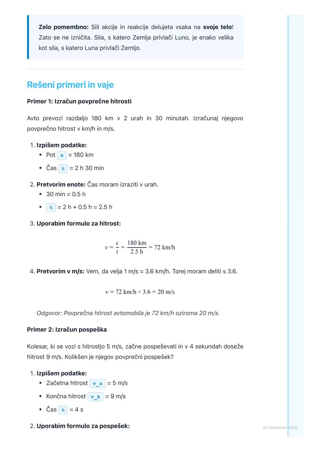 # Gibanje
Uvod v gibanje
Gibanje je ena najbolj osnovnih stvari v naravi. Vse okoli nas se giblje, od
planetov v vesolju do avtomobilov na