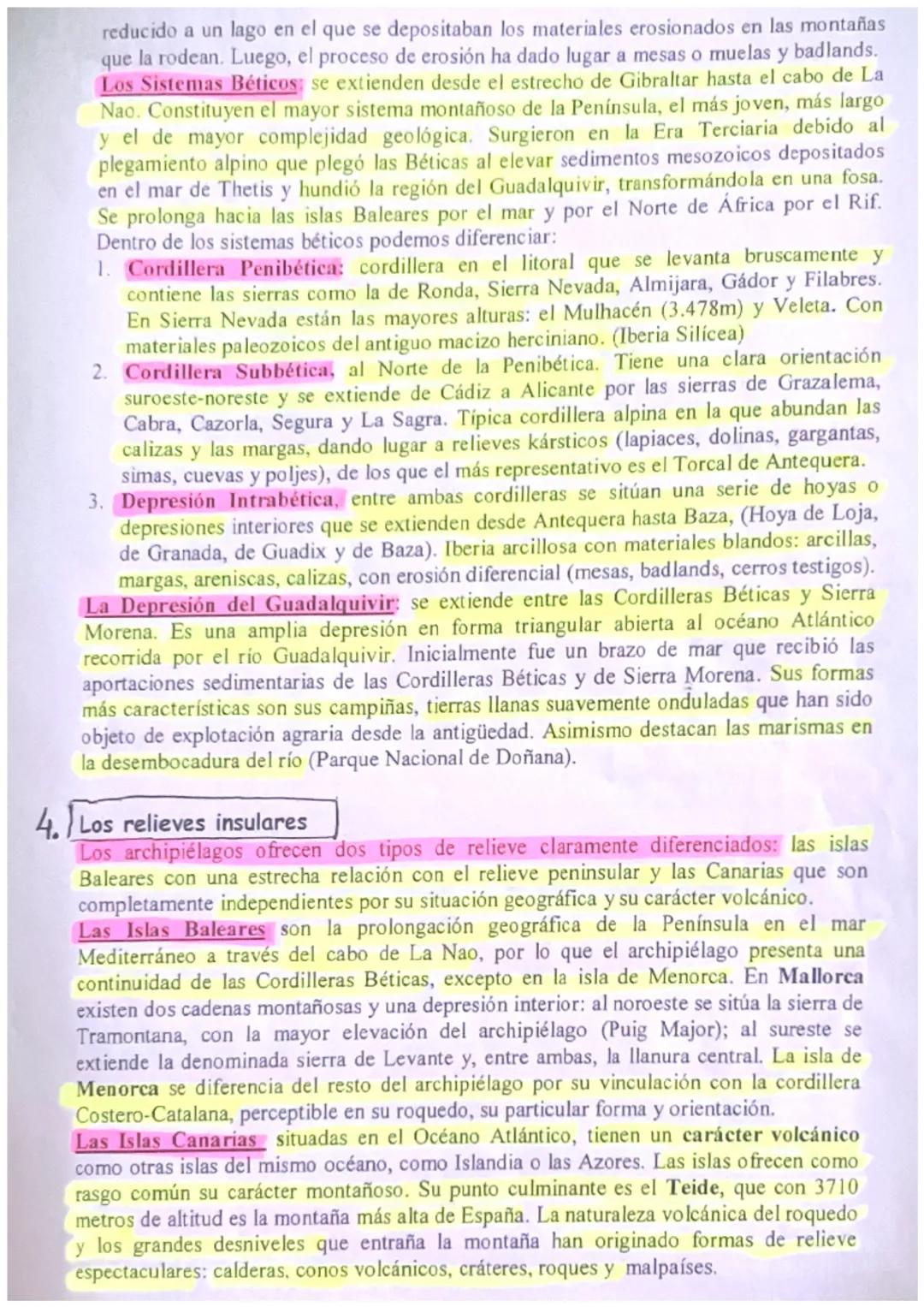 -GEOGRAFIA DE ESPAÑA-
2° BACH.
TEMA 2. EL RELIEVE ESPAÑOL
1- Caracteristicas generales.
2. La Meseta y sus Unidades Interiores.
3. Los Rebor