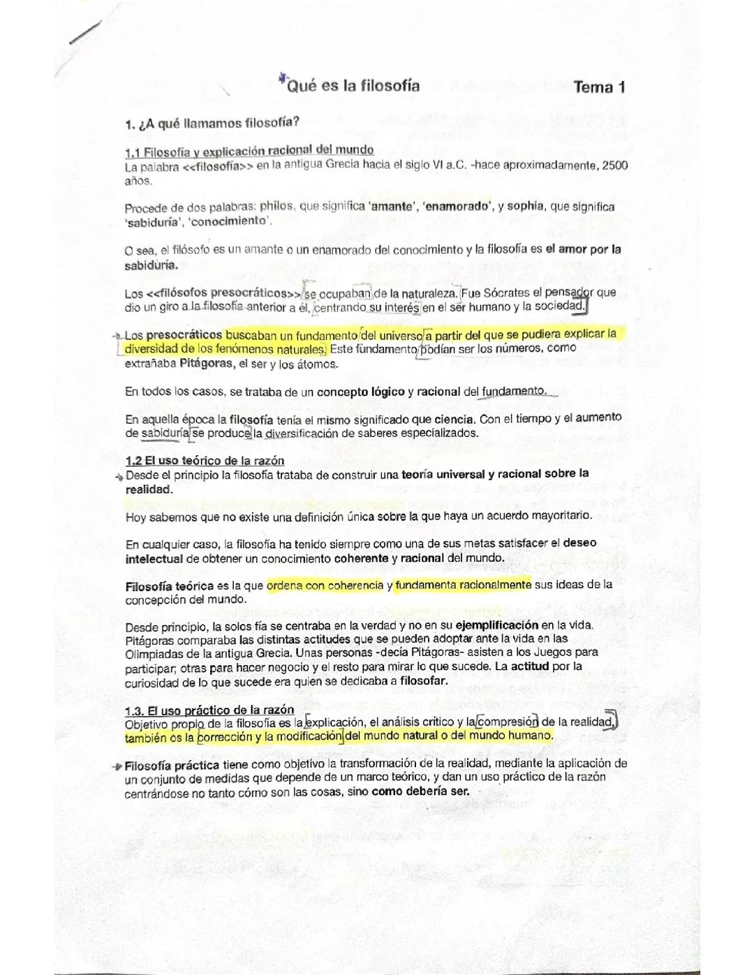 Apuntes temas 1,2,3 filosofía
