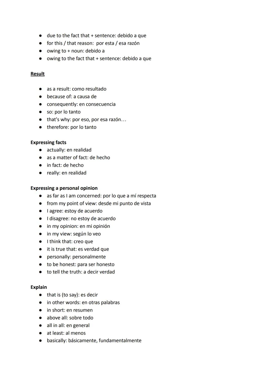Linkers and connectors
LINKERS
Contrast
•
•
In spite of / Despite (Link two contrasting ideas. Followed by a noun phrase.)
Although (Even) t