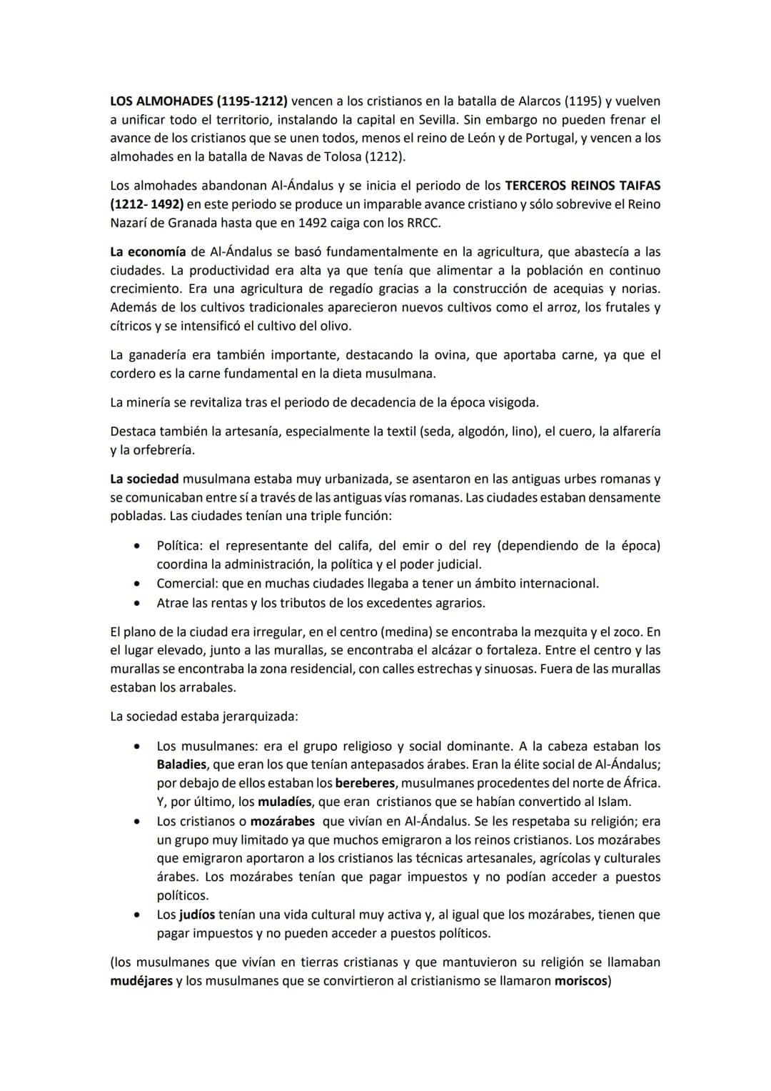 MINITEMA 3
AL-ANDALUS Y SUS PRINCIPALES ETAPAS
EL Imperio musulmán ocupaba la Península de Arabia, el Mediterráneo Oriental y el norte de