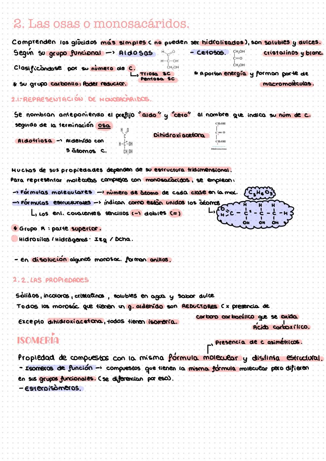 # TEMA 1: LOS GLÚCIDOS
1- características generales y clasificación,
Son compuestos/biomolèculas formadas por C, H, O en la proporción qu
