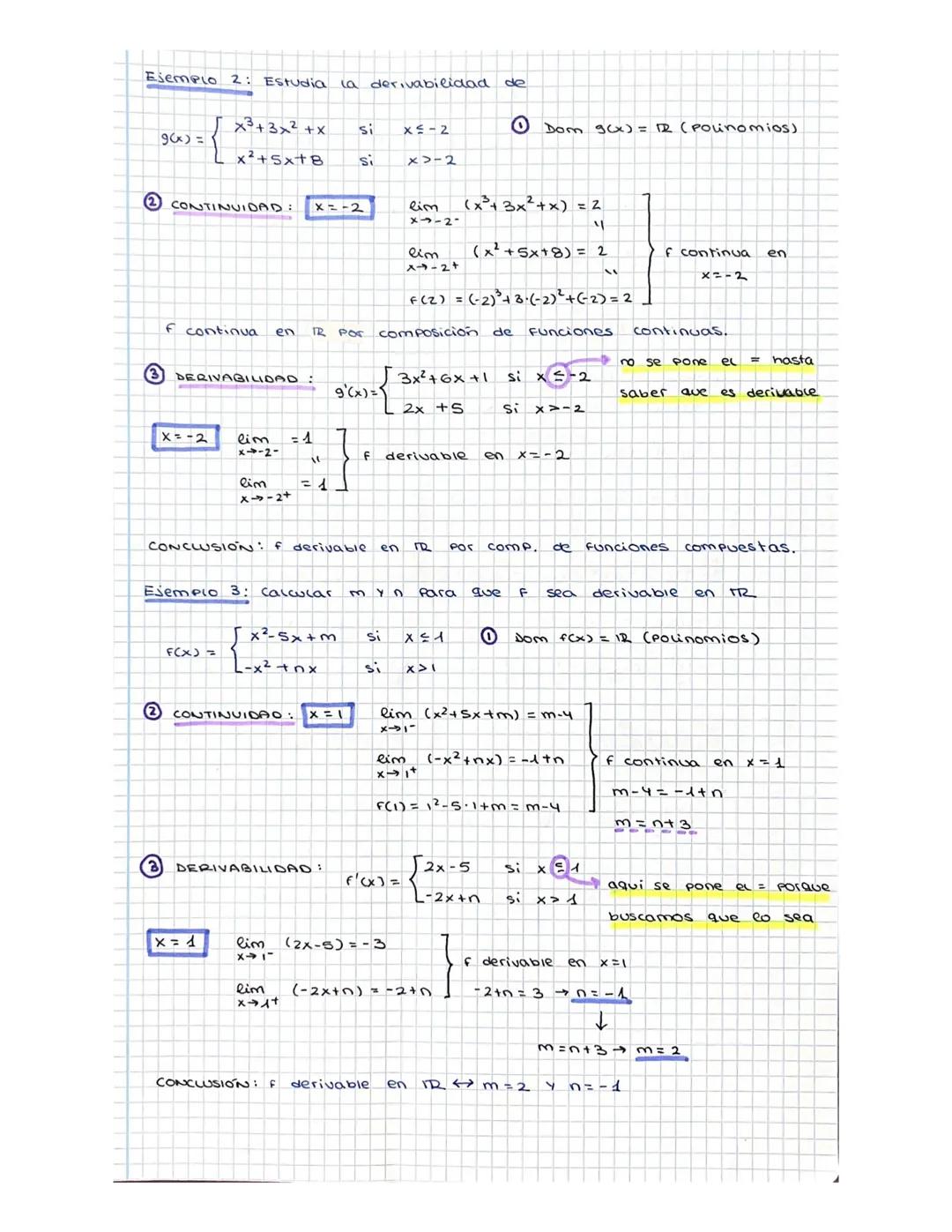 TEMA 2: DERIVADAS
Derivadas en un punto
F' (xo) =
eim
110
F' (1) = lim F(i+h)-f(1) .
140
h
F(xo+h)-f(xo)
h
Ejemplo: F(X) = x², halla Su deri