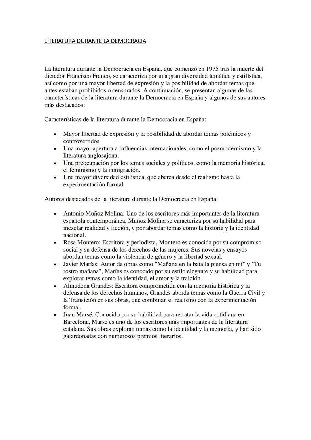 # LITERATURA DE LA SEGUNDA MITAD DEL SIGLO XX
La literatura de la segunda mitad del siglo XX se caracterizó por una gran diversidad y
exper