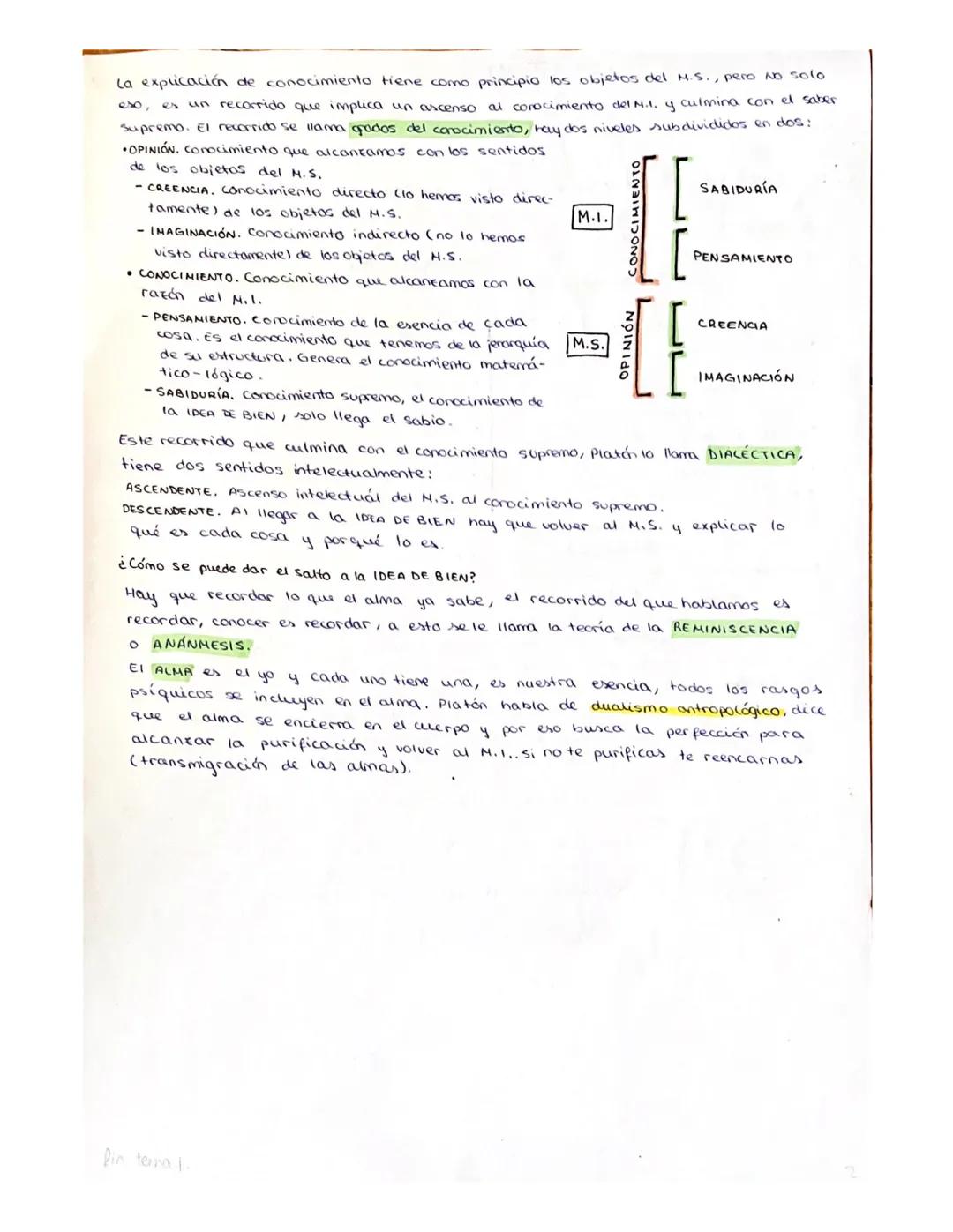 # PLATÓN
Pertenece al S.IV a. C. y era discípulo de Sócrates, por tanto su filosofía está in-
fluida por este y por Pitágoras. Con 40 años