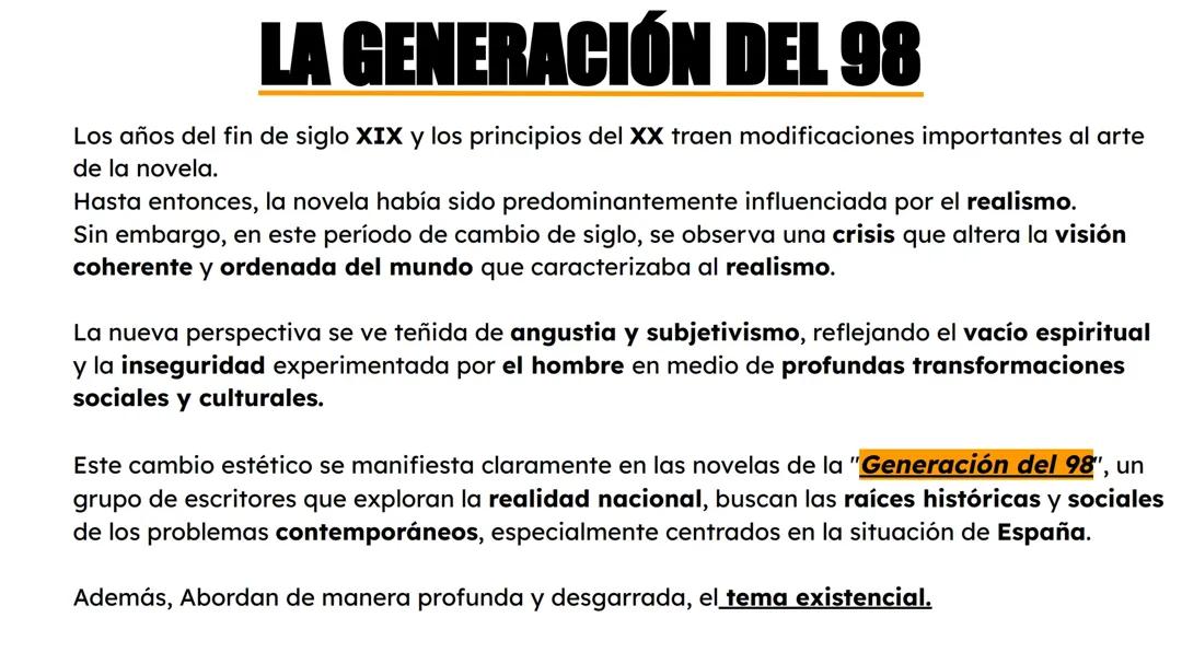 La Generación del 98