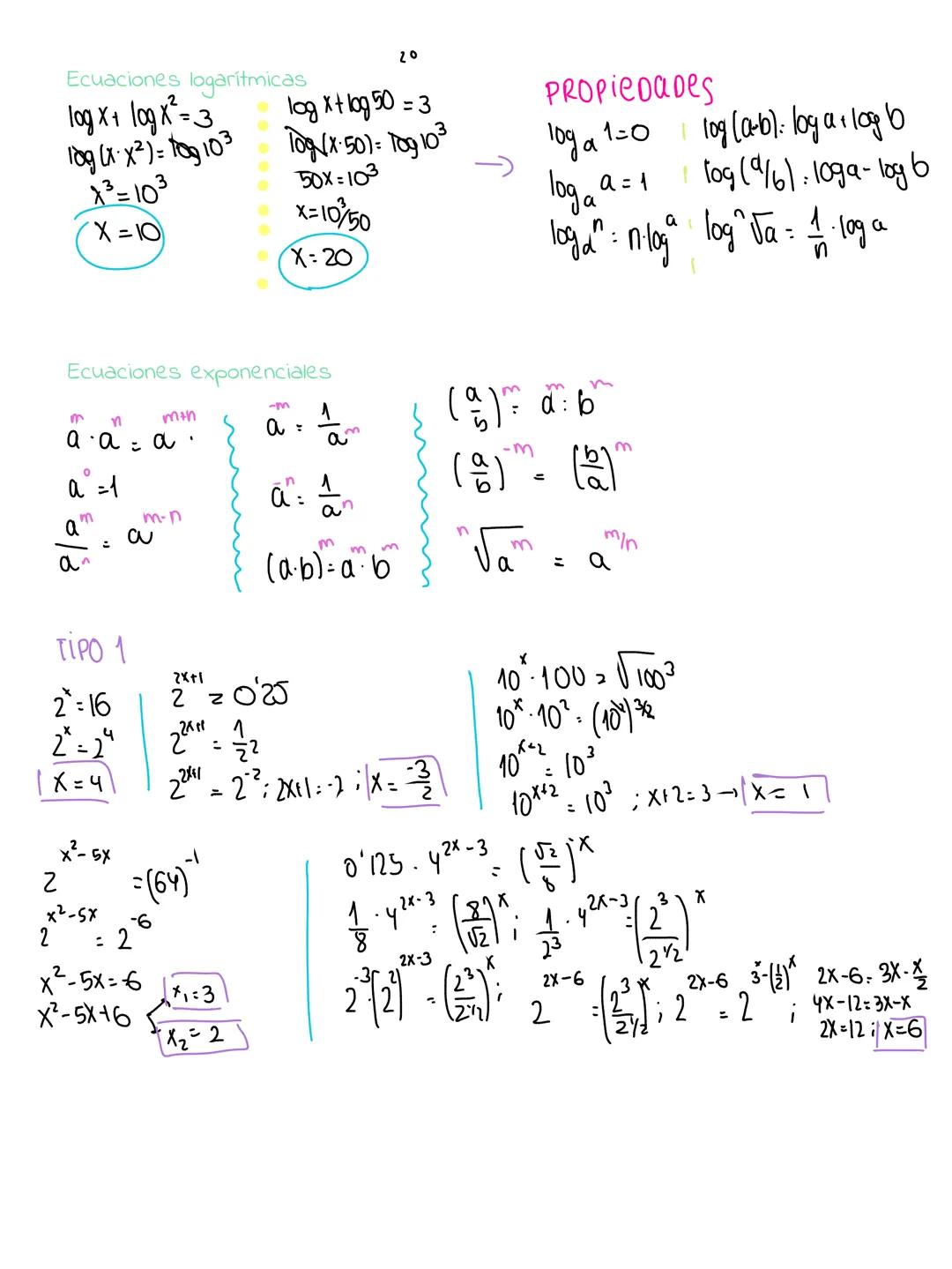 Ecuaciones polinómicas
De primer grado
S
4(x+1)= 9
3
→ 9X - 81-8
6
6
9X-8X=5418
→X=62%
Bicuadradas
a+bx+c.o
ej x²-3x²-9₂0
54
6
3
8
m.c.m
(2,