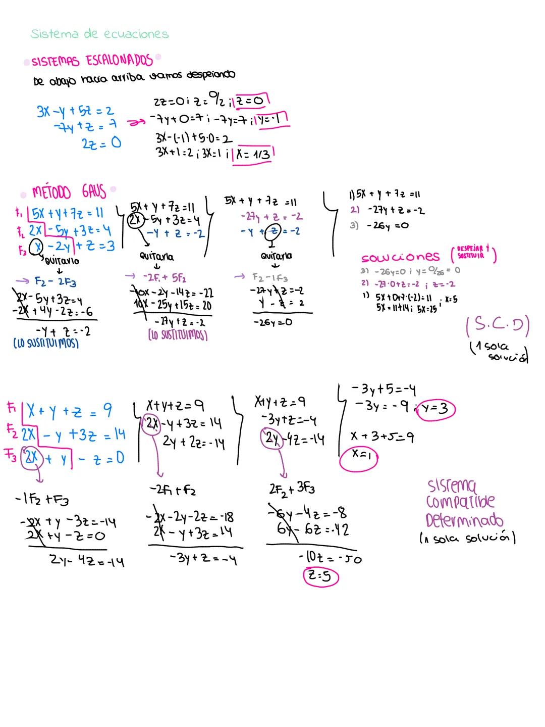 Ecuaciones polinómicas
De primer grado
S
4(x+1)= 9
3
→ 9X - 81-8
6
6
9X-8X=5418
→X=62%
Bicuadradas
a+bx+c.o
ej x²-3x²-9₂0
54
6
3
8
m.c.m
(2,