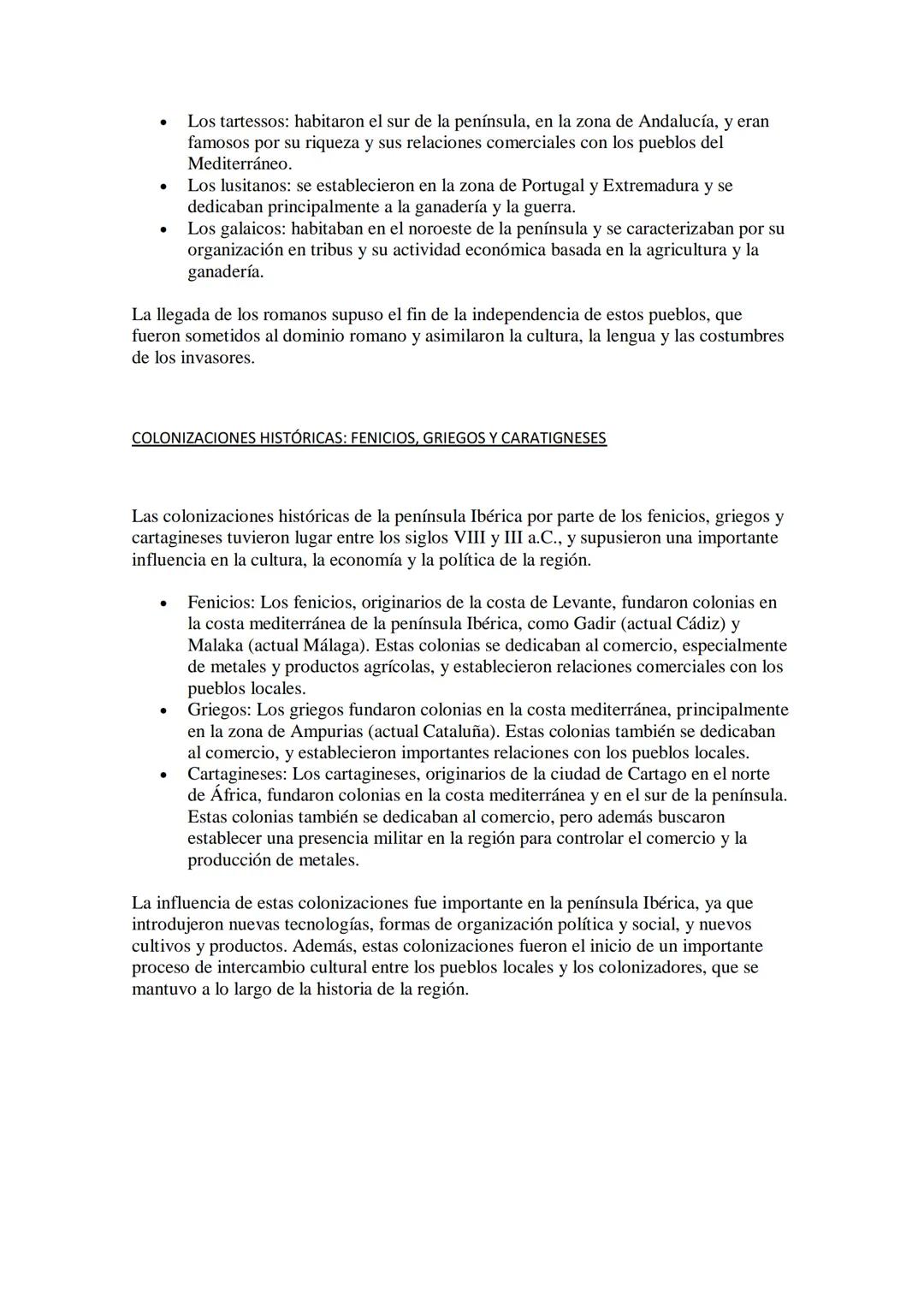 # LA PREHISTORIA EN LA PENÍNSULA IBÉRICA
La Prehistoria en la península Ibérica se refiere al periodo anterior a la aparición de los
primer