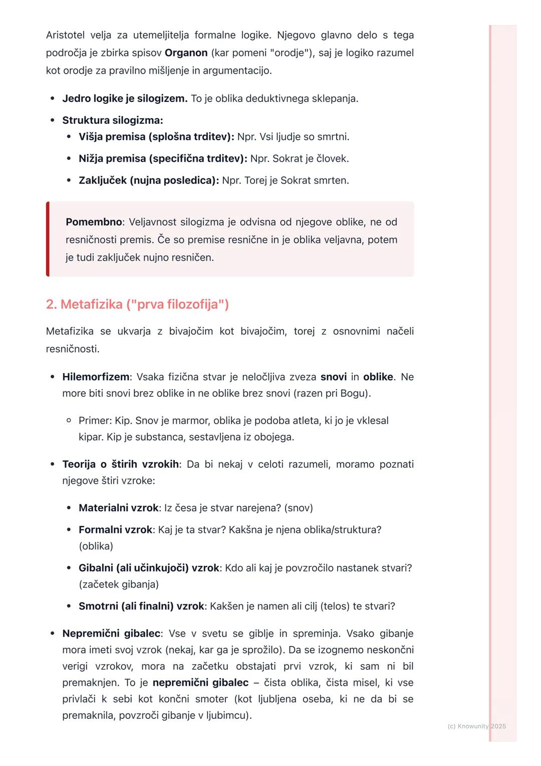 # Aristotel
Uvod v Aristotela
Aristotel je bil Platonov učenec, a je razvil popolnoma svoj, drugačen filozofski
sistem. Medtem ko je Plato