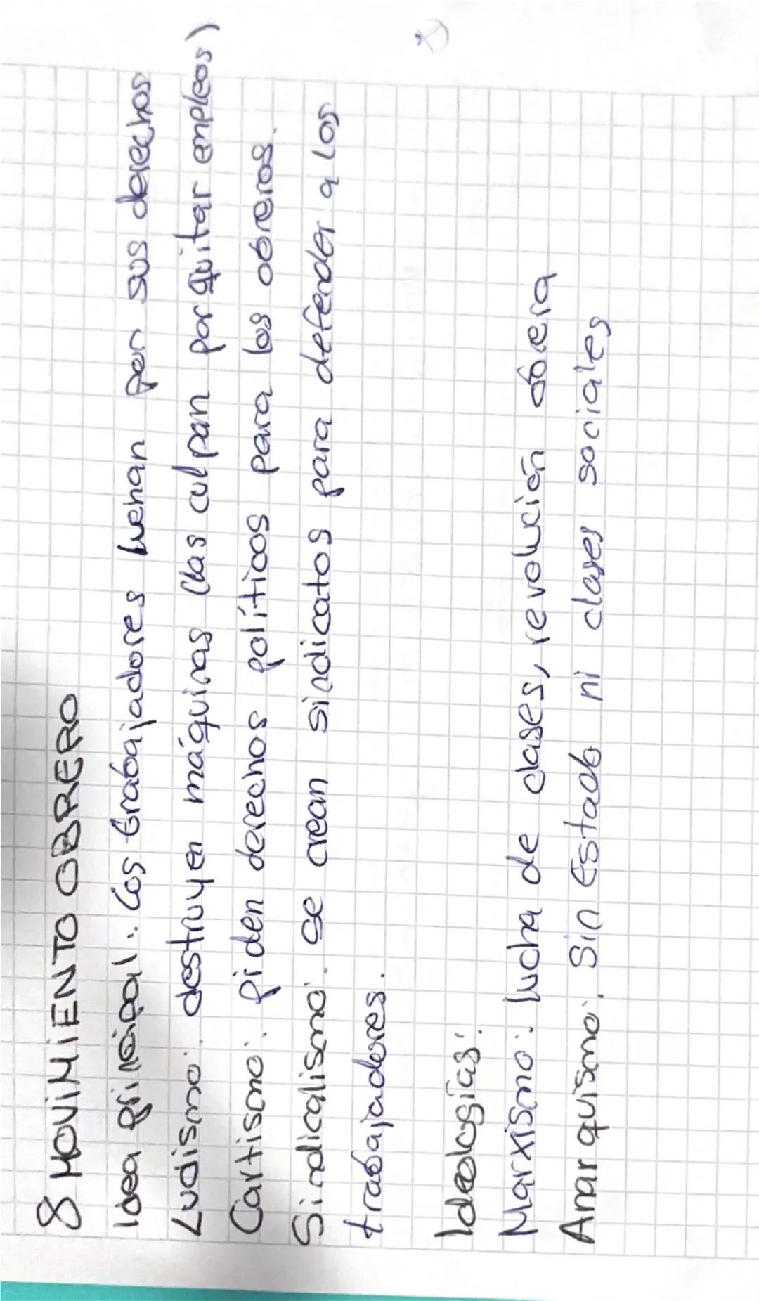 --- OCR Start ---
MOVIMIENTO OBRERO
Es un conjunto de iniciativas colectivas llevadas
a cado por los trabajadores/obreros para mejorar
sus c