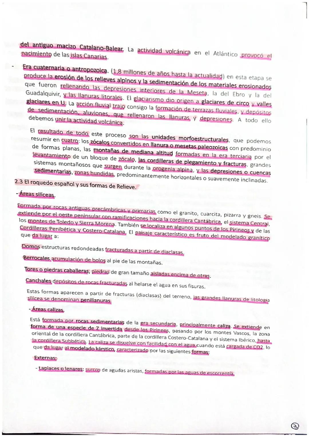 UNIDAD 3. EL ESPACIO GEOGRÁFICO EN ESPAÑA. EL RELIEVE.
Bloque de saberes básicos B. La sostenibilidad del medio físico de España.
Saberes bá