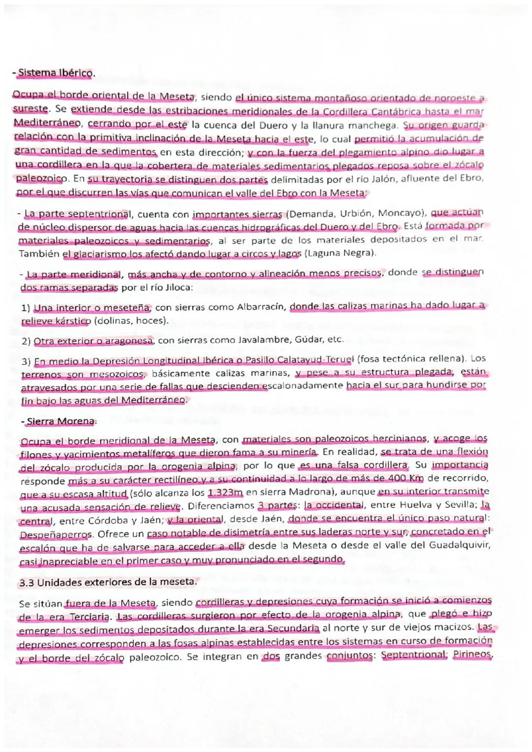 UNIDAD 3. EL ESPACIO GEOGRÁFICO EN ESPAÑA. EL RELIEVE.
Bloque de saberes básicos B. La sostenibilidad del medio físico de España.
Saberes bá
