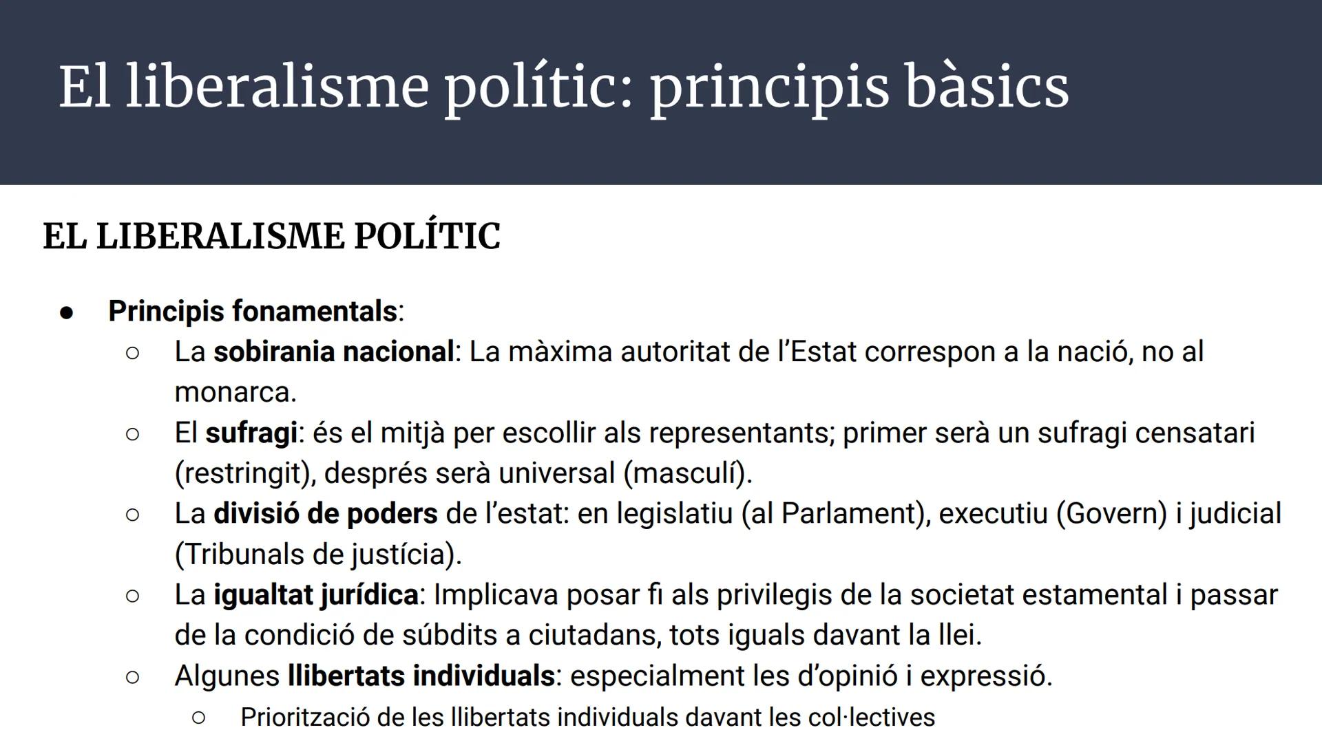 CON-SER-VA-DOR
LI-ES-RAL
CON-SERIVA-DOR
Unitat 2.
La Restauració
LI-SE-MAL
CUE-LA-LOSE-SERD-PA
Borbònica (1875-1898)
Història d'Espanya; 2n