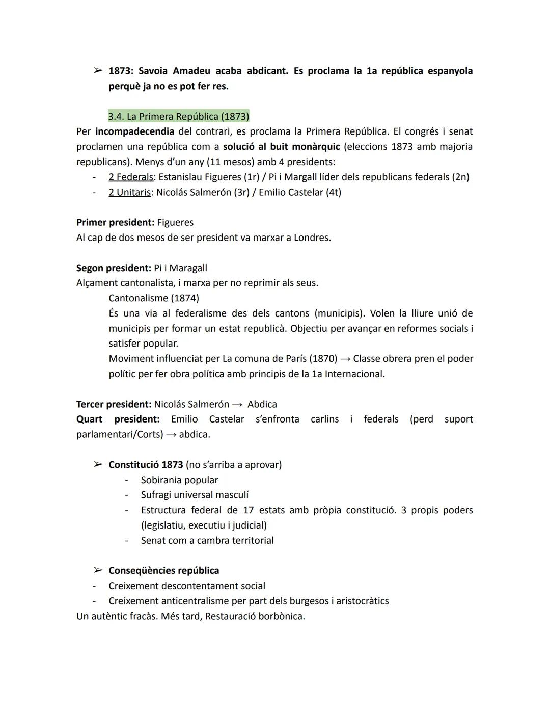 # UD4: SEXENNI DEMOCRÀTIC
4. SEXENNI DEMOCRÀTIC (1868-1874)
3.1.0 Causes de la Revolució del 1868
Període molt inestable on hi ha una res