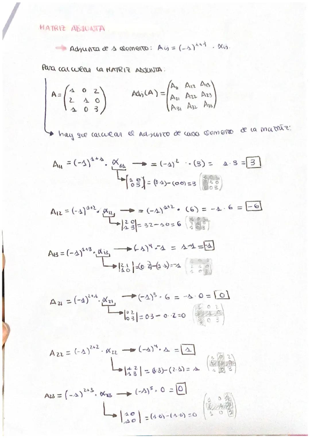 DETERMINANTES!
• Solo en marrices madradas (2x2), (3x3).
au 912/
-1 = |a21
an el
1A1 = ass a₂2 - A21 A12.
|A|
azı ar
A = (33) - IAI = | = (4