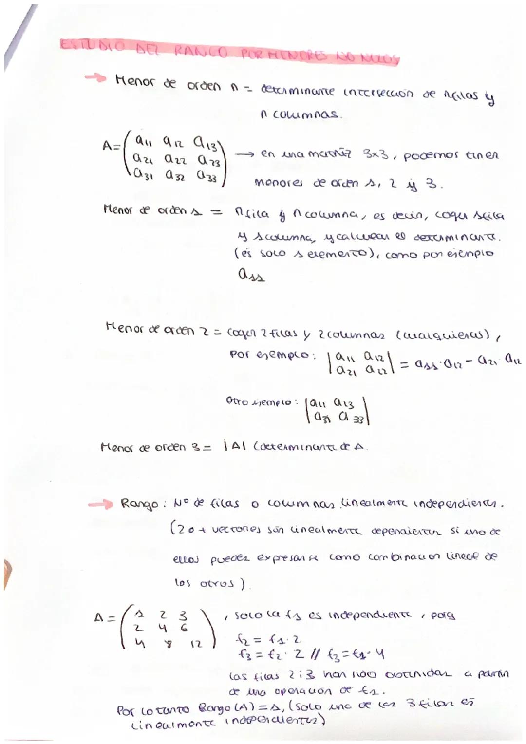 DETERMINANTES!
• Solo en marrices madradas (2x2), (3x3).
au 912/
-1 = |a21
an el
1A1 = ass a₂2 - A21 A12.
|A|
azı ar
A = (33) - IAI = | = (4