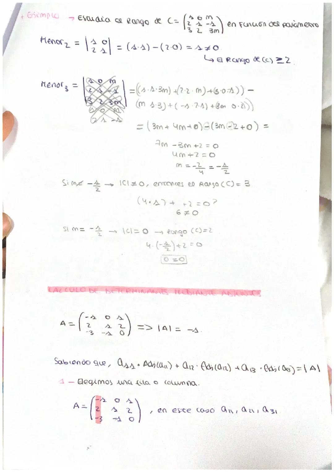 DETERMINANTES!
• Solo en marrices madradas (2x2), (3x3).
au 912/
-1 = |a21
an el
1A1 = ass a₂2 - A21 A12.
|A|
azı ar
A = (33) - IAI = | = (4