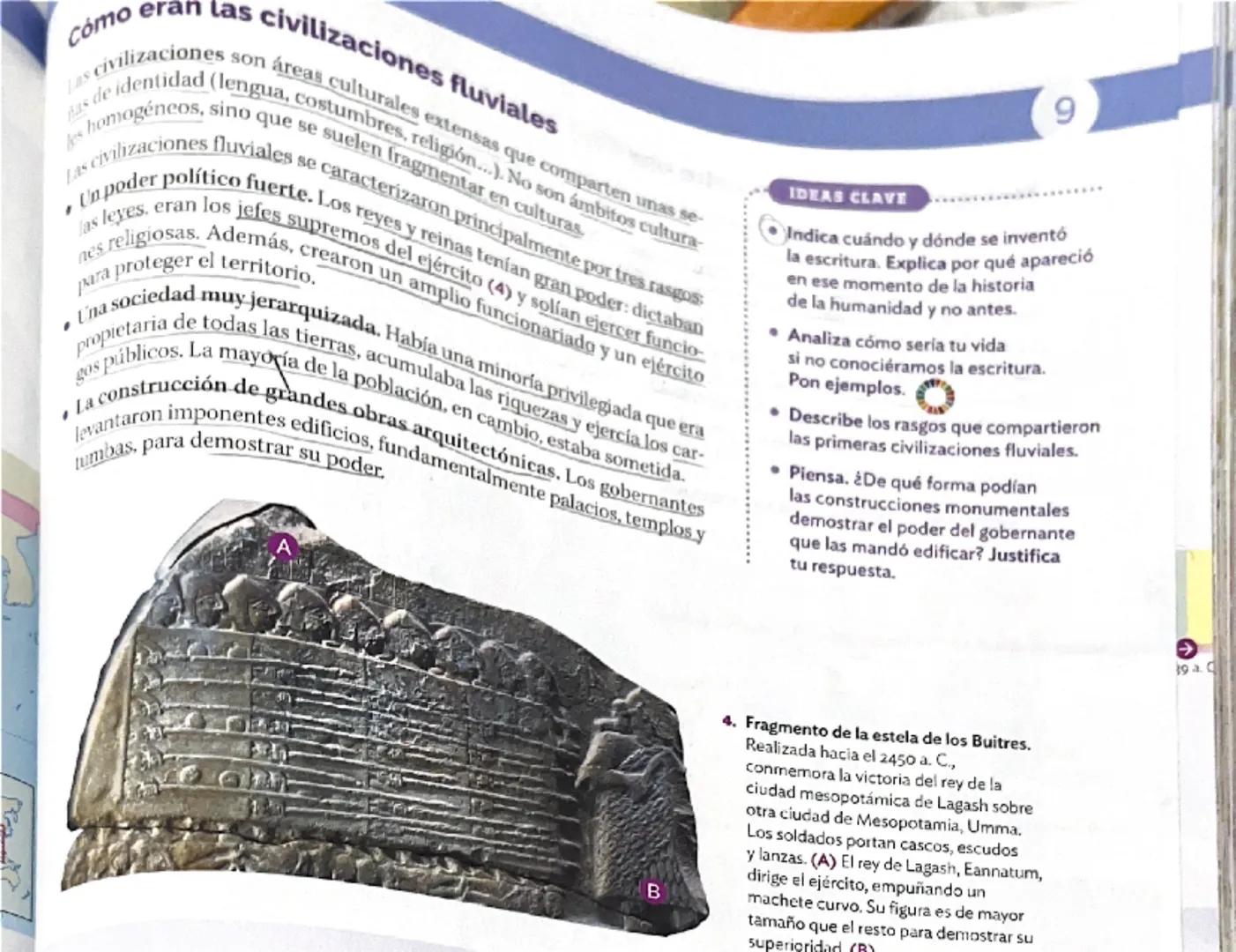 1. Las civilizaciones fluviales
El paso de las ciudades a los imperios
En la Edad de los Metales aparecieron las primeras ciudades gobernada