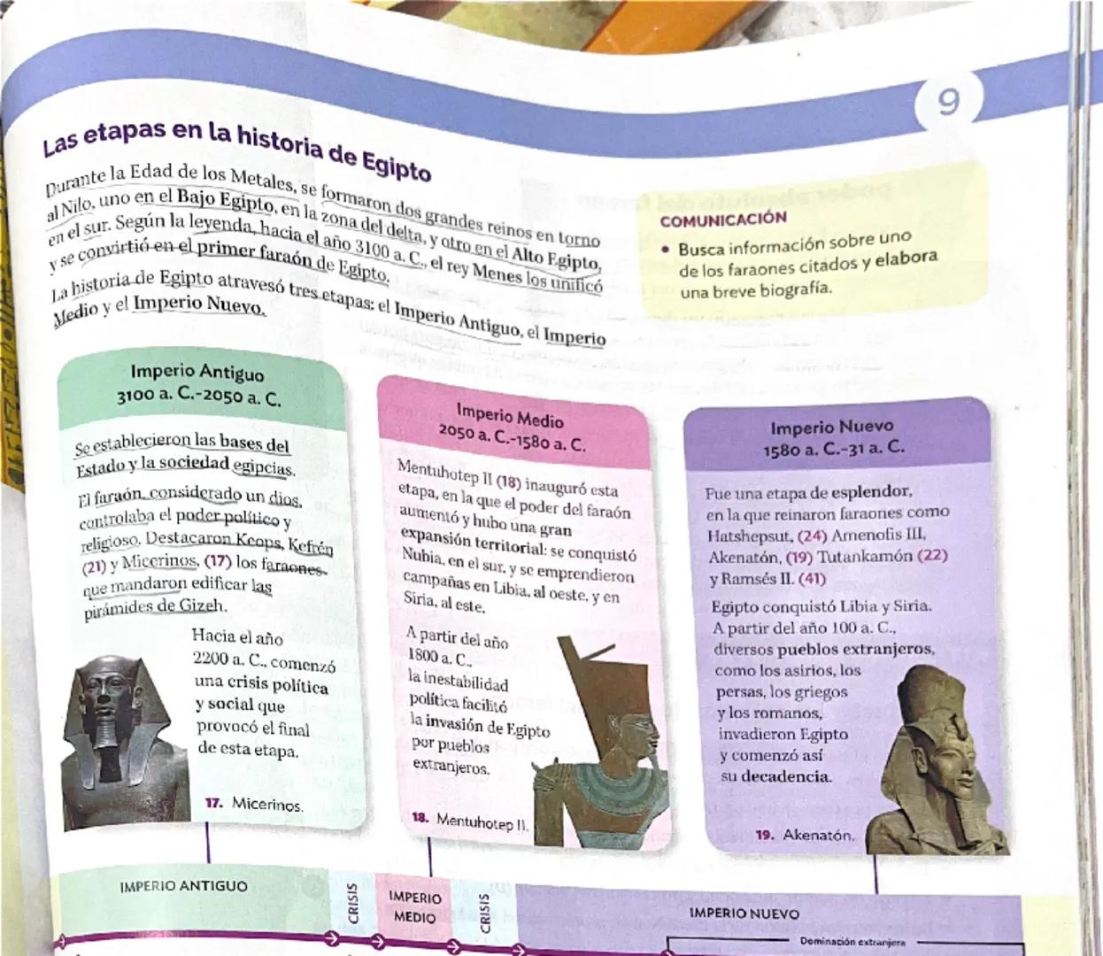1. Las civilizaciones fluviales
El paso de las ciudades a los imperios
En la Edad de los Metales aparecieron las primeras ciudades gobernada
