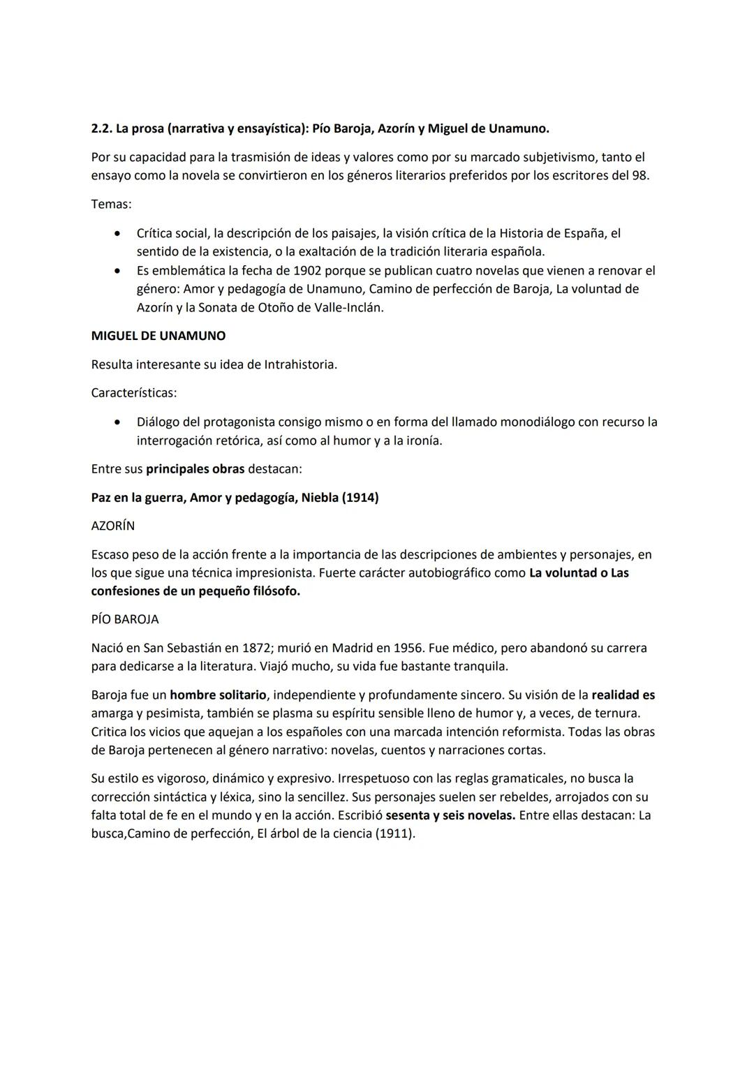 # TEMA 2: GENERACIÓN DEL 98. CARACTERÍSTICAS. PRINCIPALES
AUTORES Y OBRAS.
2.1. La Generación del 98: definición y características.
La Esp