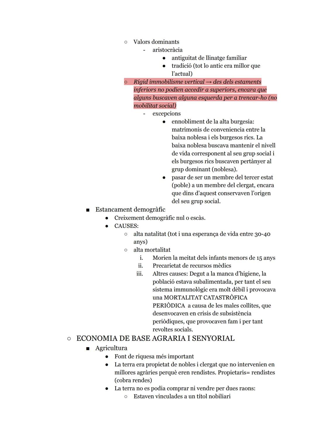 L'EUROPA DE L'ANTIC RÈGIM
• LA PERSISTÈNCIA DE L'ANTIC RÈGIM
O S. XVII → Van persistir les estructures socials i econòmiques de l'AR
CARACTE