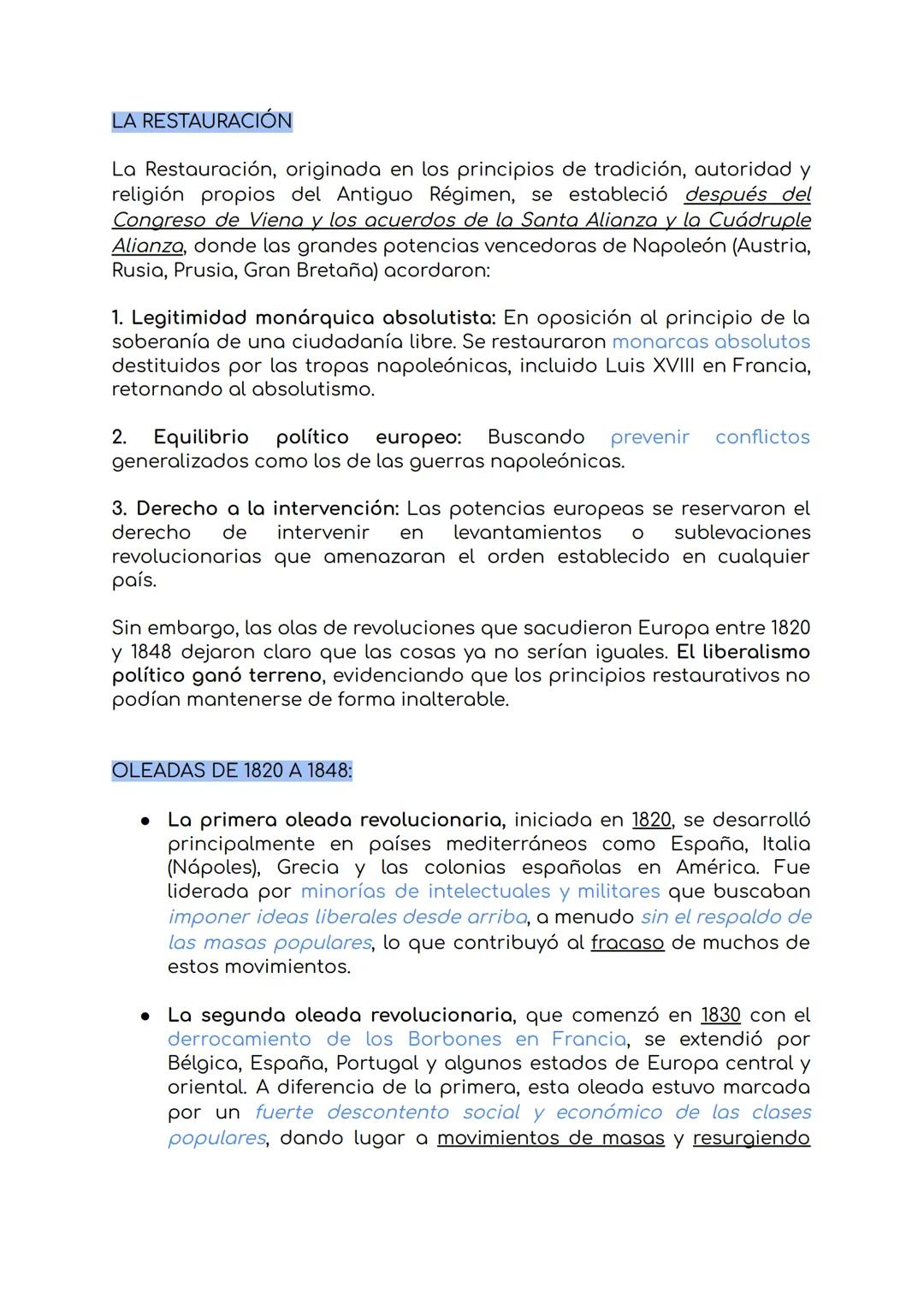 LAS REVOLUCIONES LIBERALES (TEMA 2 DE HISTORIA)
¿Qué es una revolución?
Cambio rápido, profundo y posiblemente violento que afecta
instituci