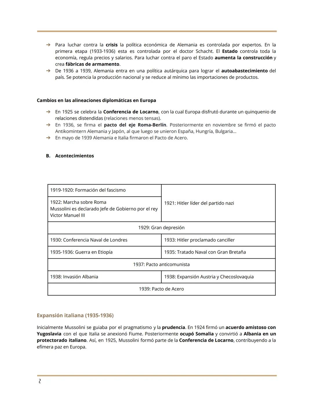 MANUELA DOMERCQ RAMOS
La expansión italiana y alemana
TEMA PRESCRITO: El avance hacia la guerra global
A. Causas del expansionismo
Impacto d