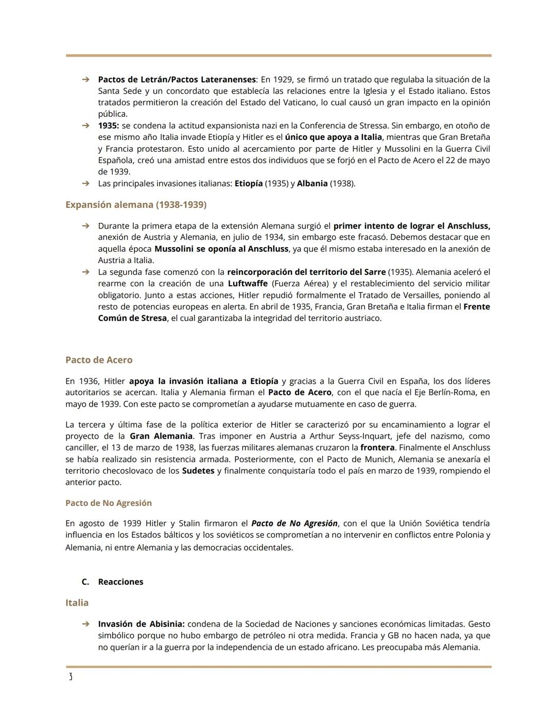 MANUELA DOMERCQ RAMOS
La expansión italiana y alemana
TEMA PRESCRITO: El avance hacia la guerra global
A. Causas del expansionismo
Impacto d