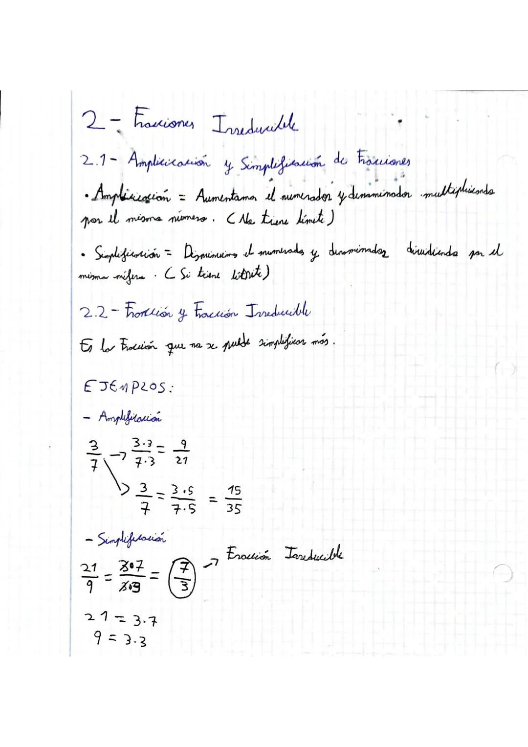 "1
TEMA 1
Тема
Números
//
1- Numeros Raciondes
1.1 Fracciones
●
11
Numerador
Te Denominada
Fraccions quedats
2=²
aid = c.le
Fracciones Equid