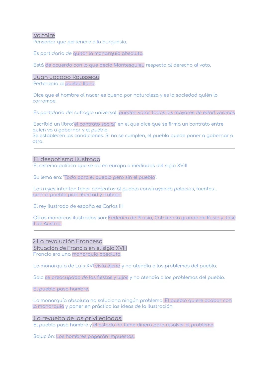 # La crisis del antiguo régimen
1-La ilustración
Es un movimiento social, político y cultural que nace en Francia en el siglo XVIII.
cara