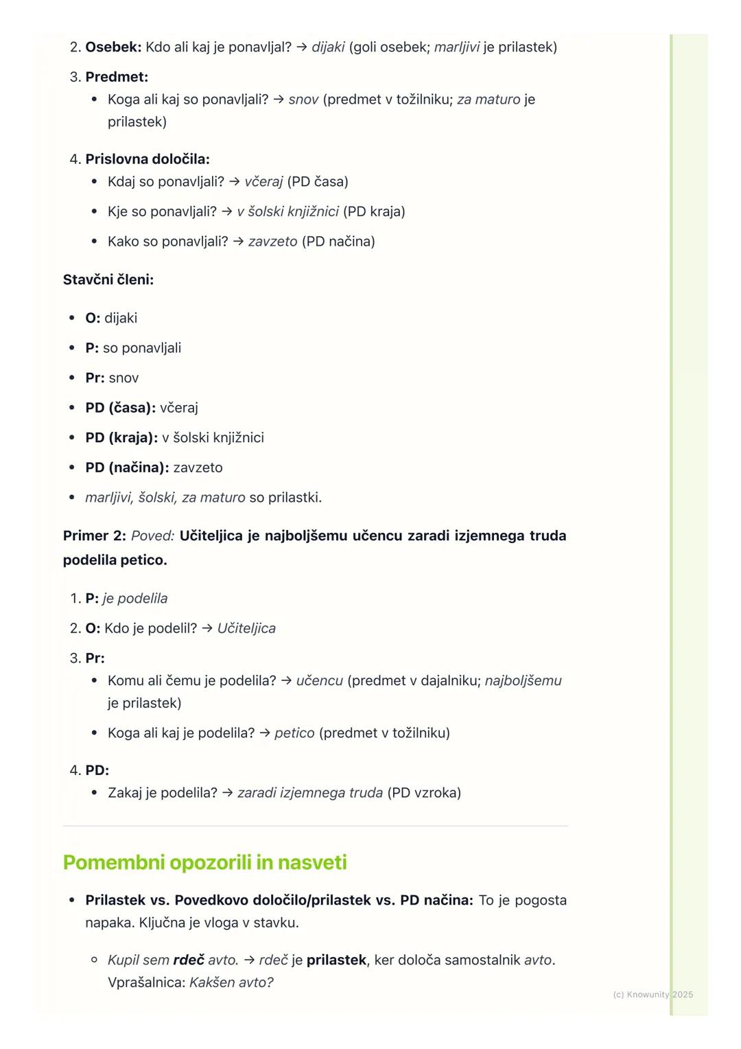 # Stavčni členi in njihove vloge
Uvod v stavčne člene
Stavčni členi so temeljni gradniki povedi. Vsaka beseda ali besedna zveza v
povedi o