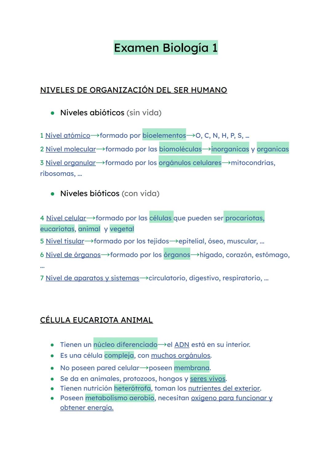 APUNTES CÉLULA ANIMAL