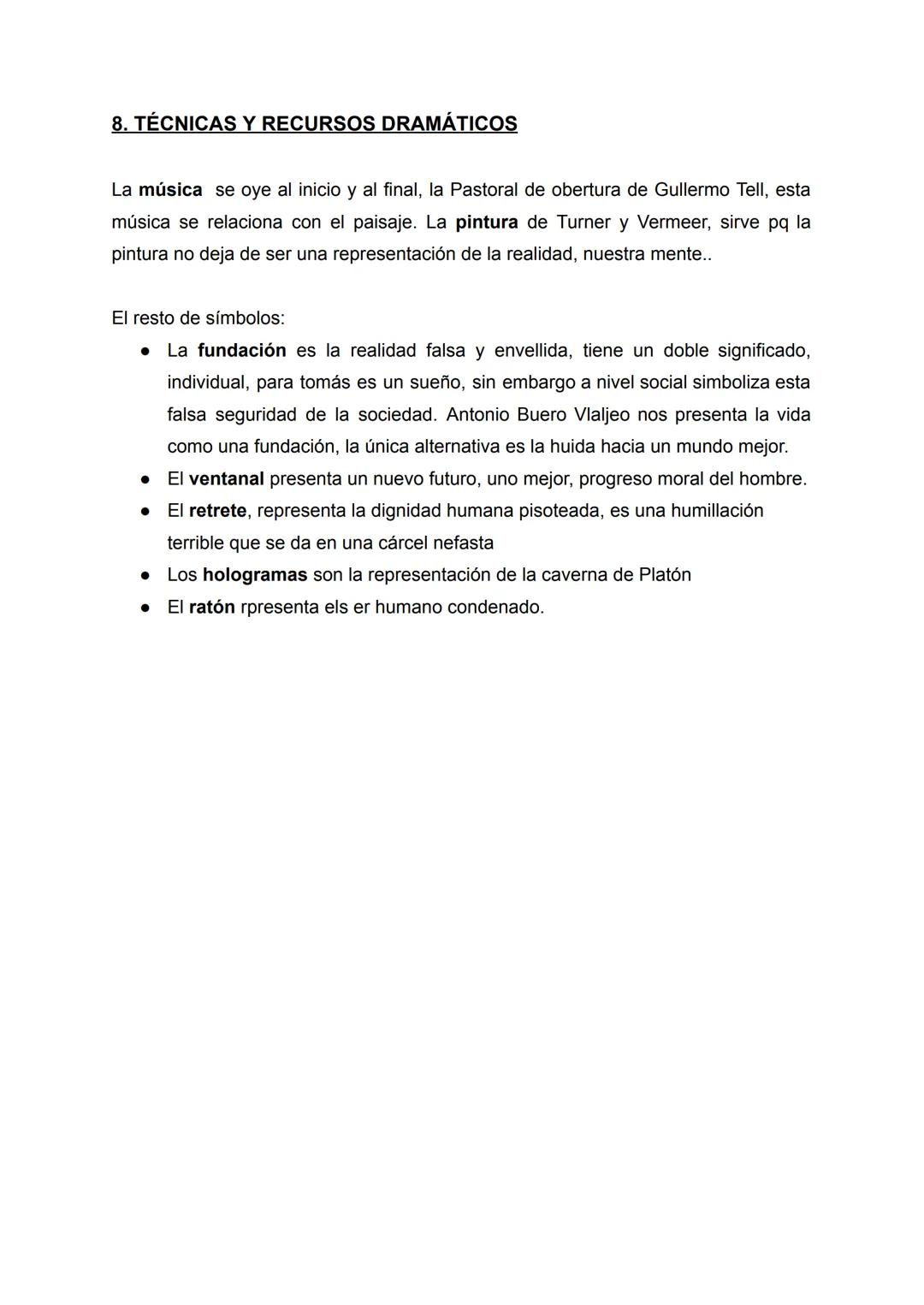 LA FUNDACIÓN - ANTONIO BUERO VALLEJO
1. EL TEATRO DE BUERO VALLEJO
Buero Vallejo se aleja de la representación tradicional y realista en pro