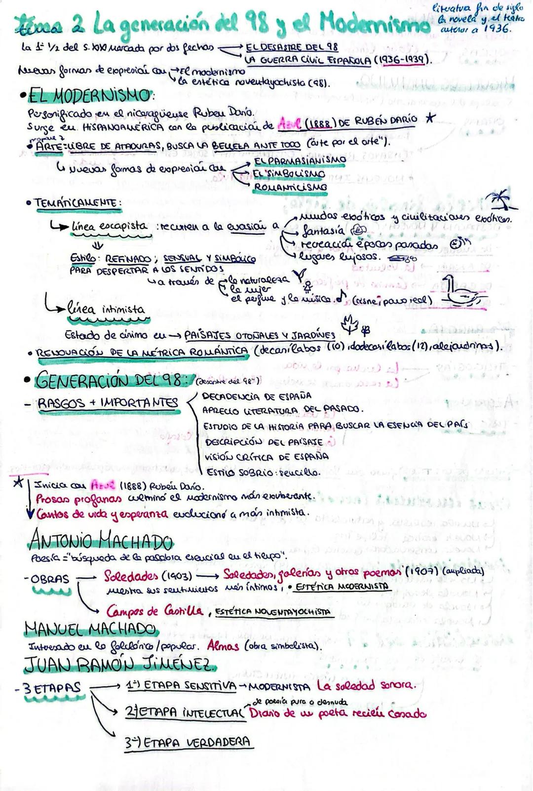 # Tema 1 Realismo y Naturalismo
• **EL REALISMO**
- Corriente artística que surge en ca 2ª 1/2 del s.XIX.
- En España:
- Se desarrolla un