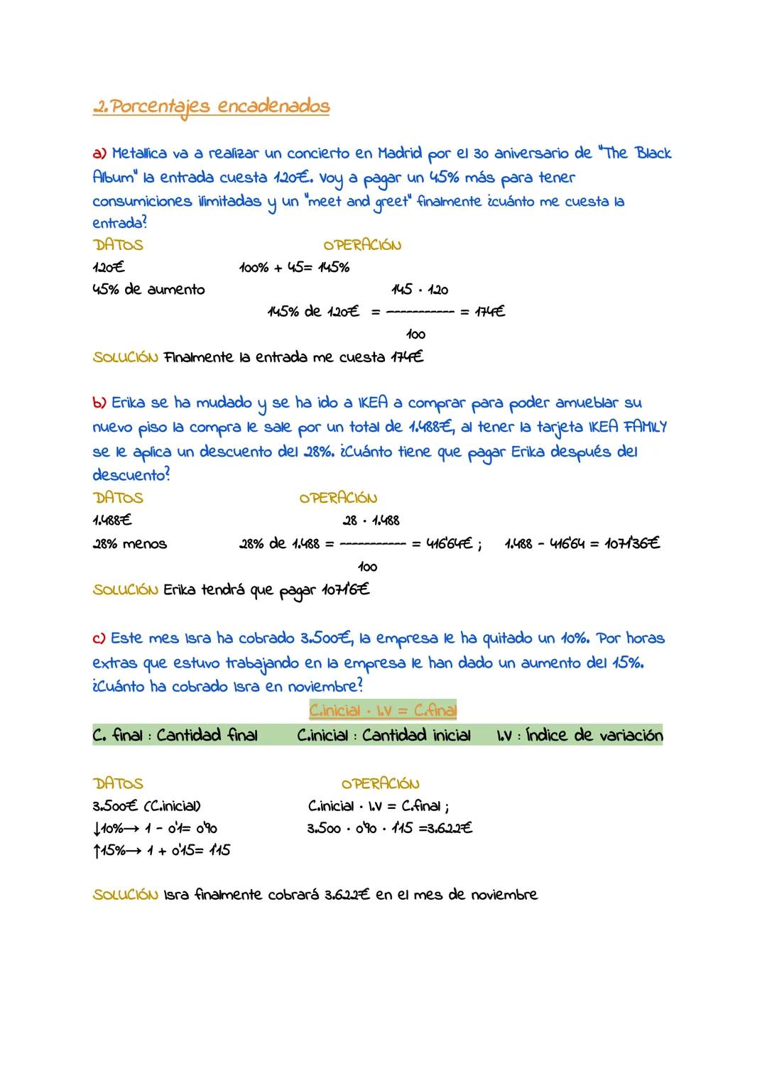 # ARITMÉTICA DE LA ECONOMÍA
## 1.Porcentajes
a) A José le han regalado un cupón con un 35% de descuento en Mediamarkt. En la zona de elect