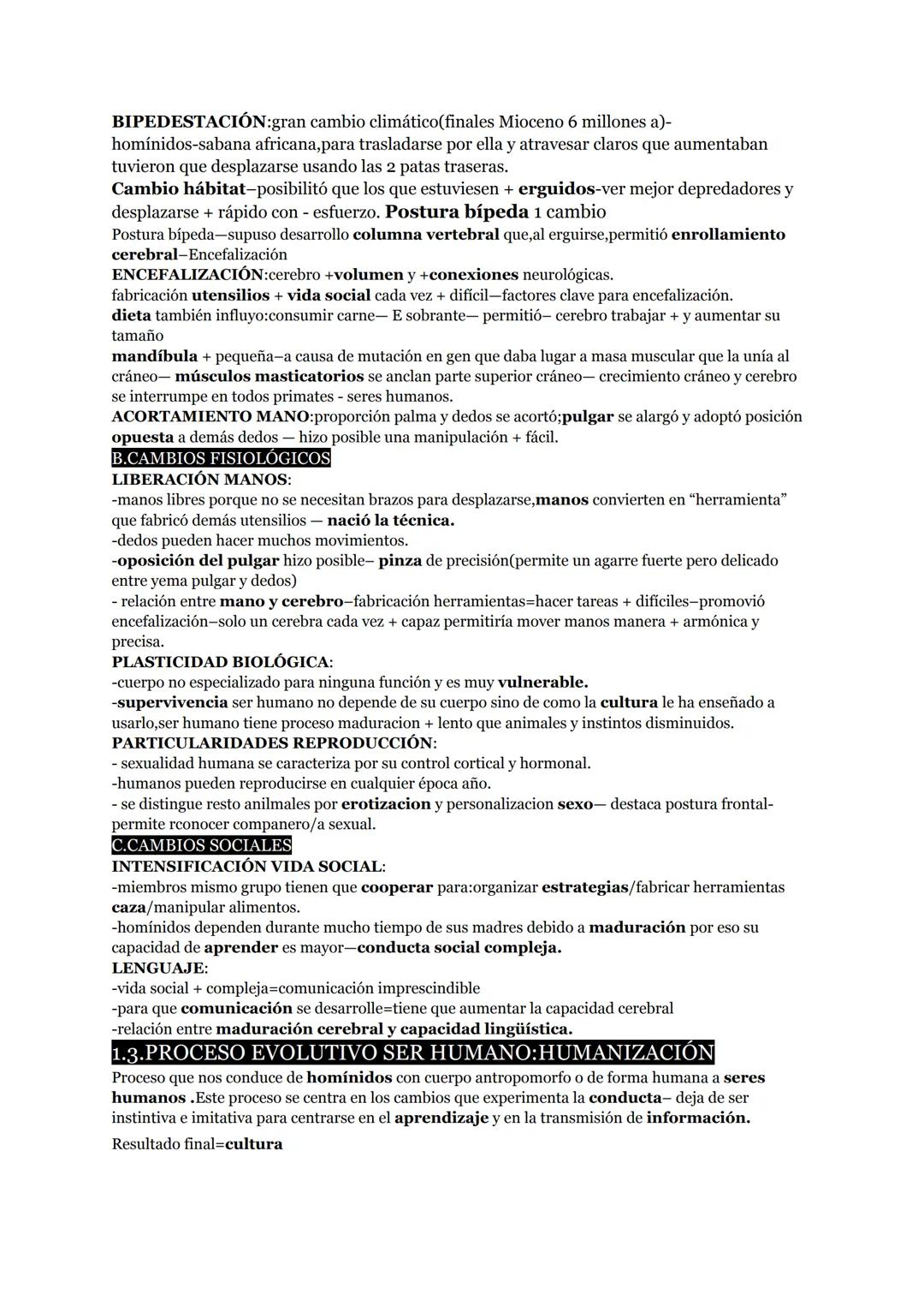 # 1.TEORÍA EVOLUCIÓN Y SU APLICACIÓN AL SER HUMANO
## 1.1. TEORÍA EVOLUCIÓN
S.XVIII- Lamark:seres no siempre habían sido iguales
inauguró