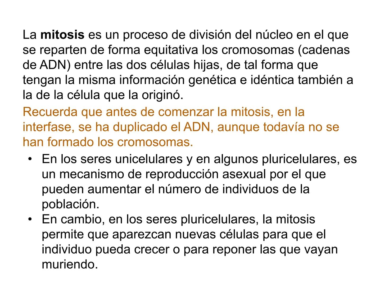 # T 1.3 El ciclo celular # El ciclo celular
Acontecimientos que tienen lugar desde que se origina una célula por división de otra célula an