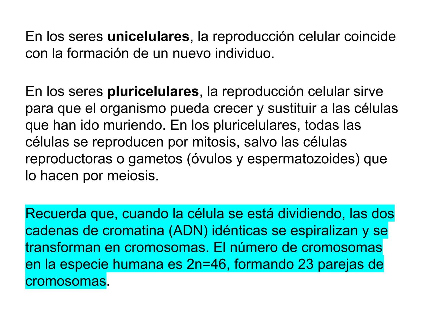 # T 1.3 El ciclo celular # El ciclo celular
Acontecimientos que tienen lugar desde que se origina una célula por división de otra célula an