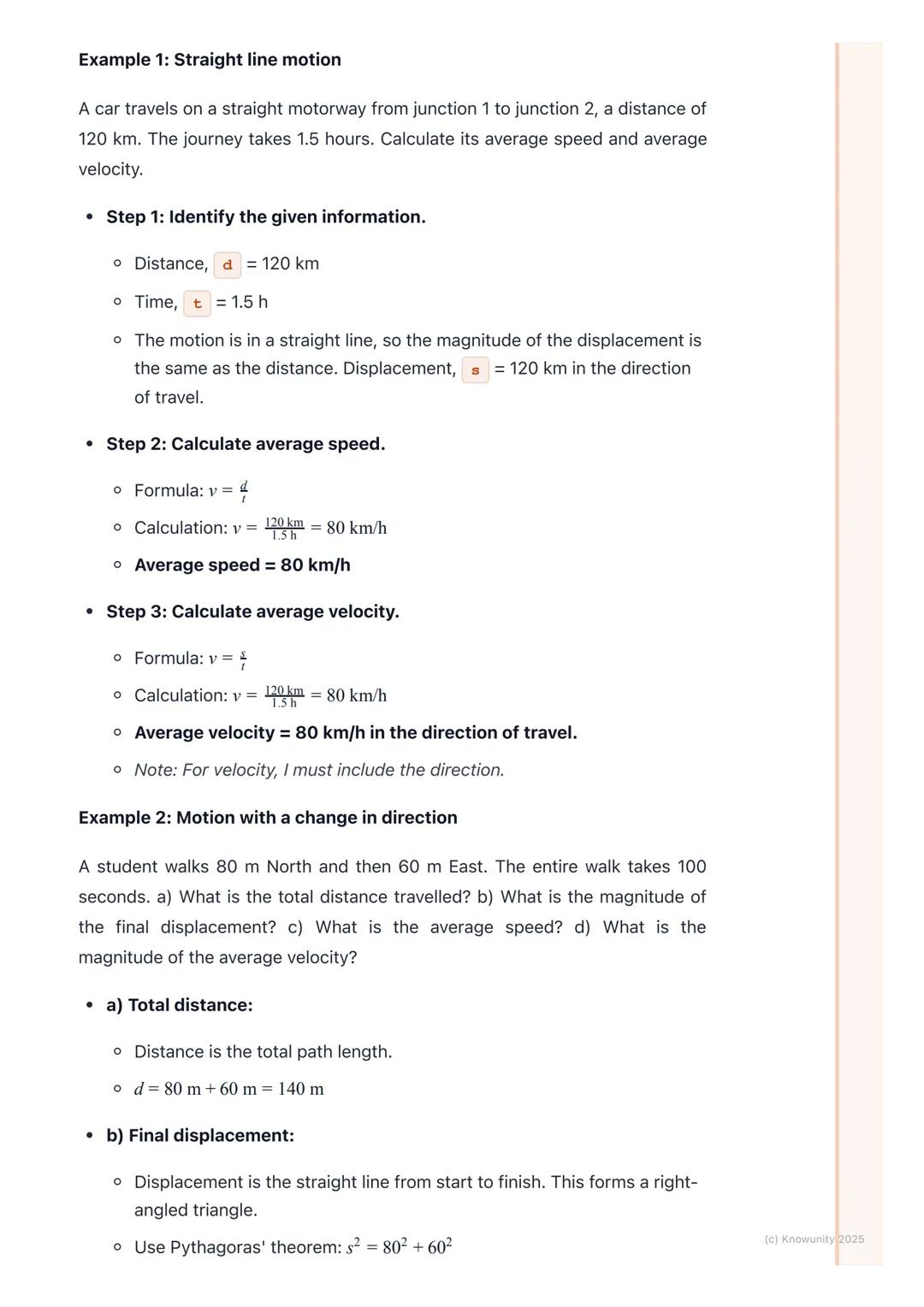 # Distance, Displacement, Speed and Velocity
Introduction to motion
This section is all about describing how things move. It's the foundat