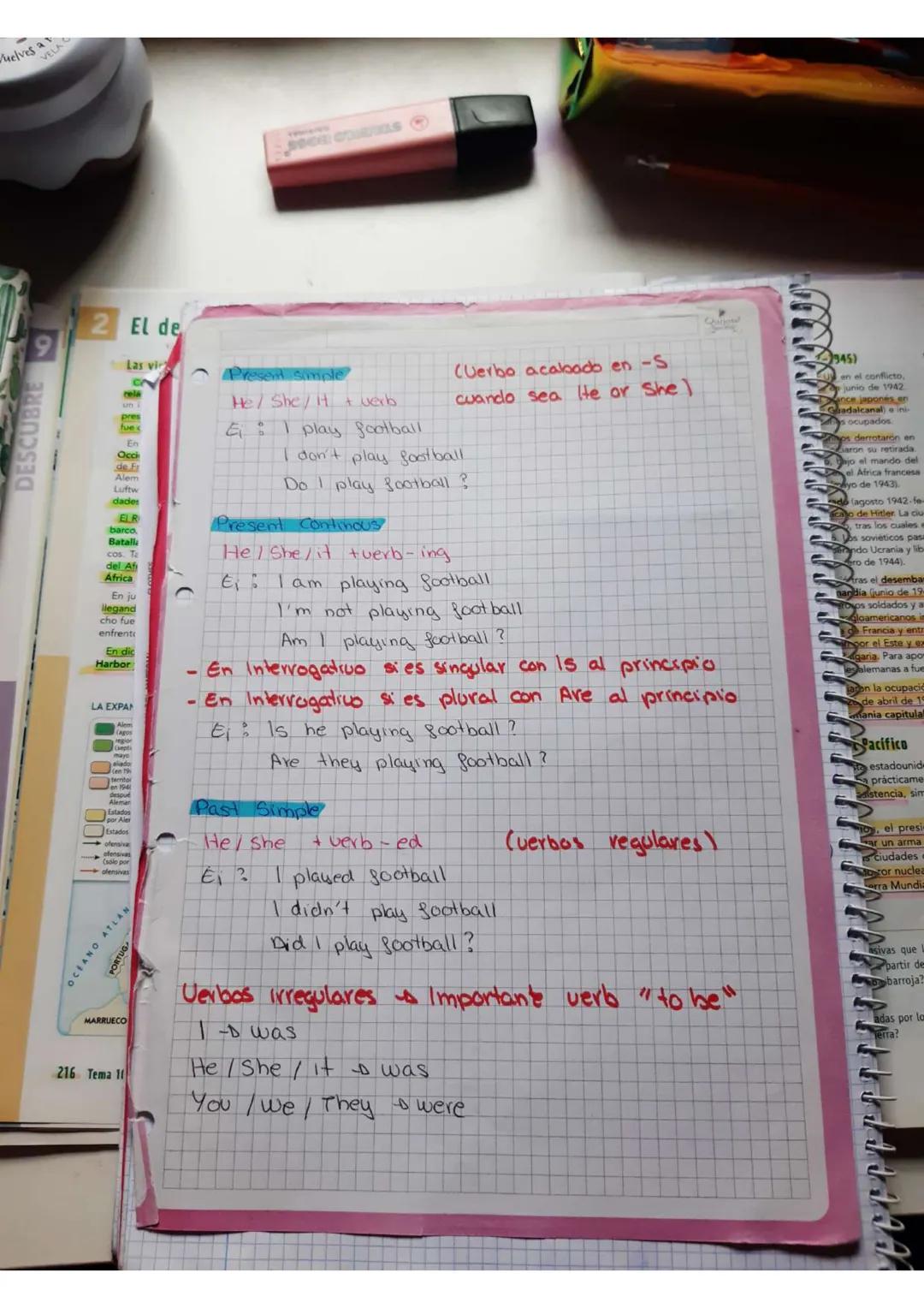 9
DESCUBRE
2 El d
OCEANO
Las vi
CA
rela
un
pres
fue c
En
Occi
de Fr
Alem
Luftw
dades
ELR
barco,
Batalla
cos. Ta
del Af
Africa
En ju
llegand