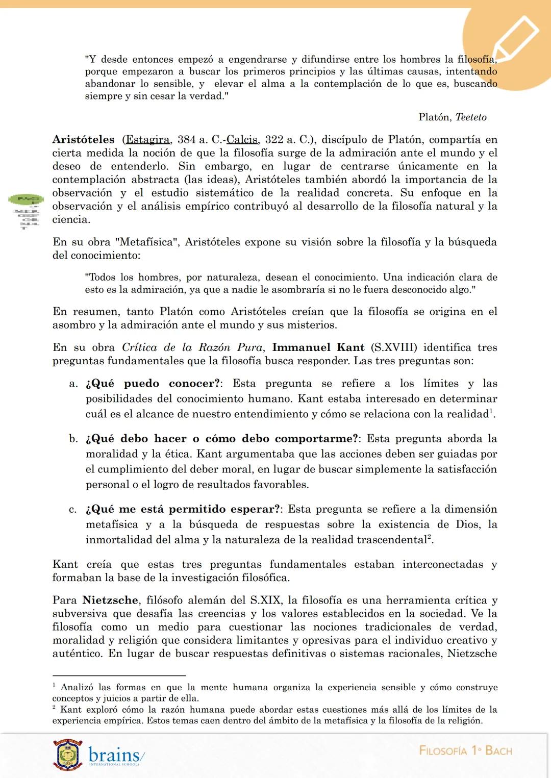 # FILOSOFÍA
1ºBachillerato
Brains 2023/24
BLOQUE I. La filosofía y el ser humano
Tema 1. La reflexión filosófica
1. El origen de la ref