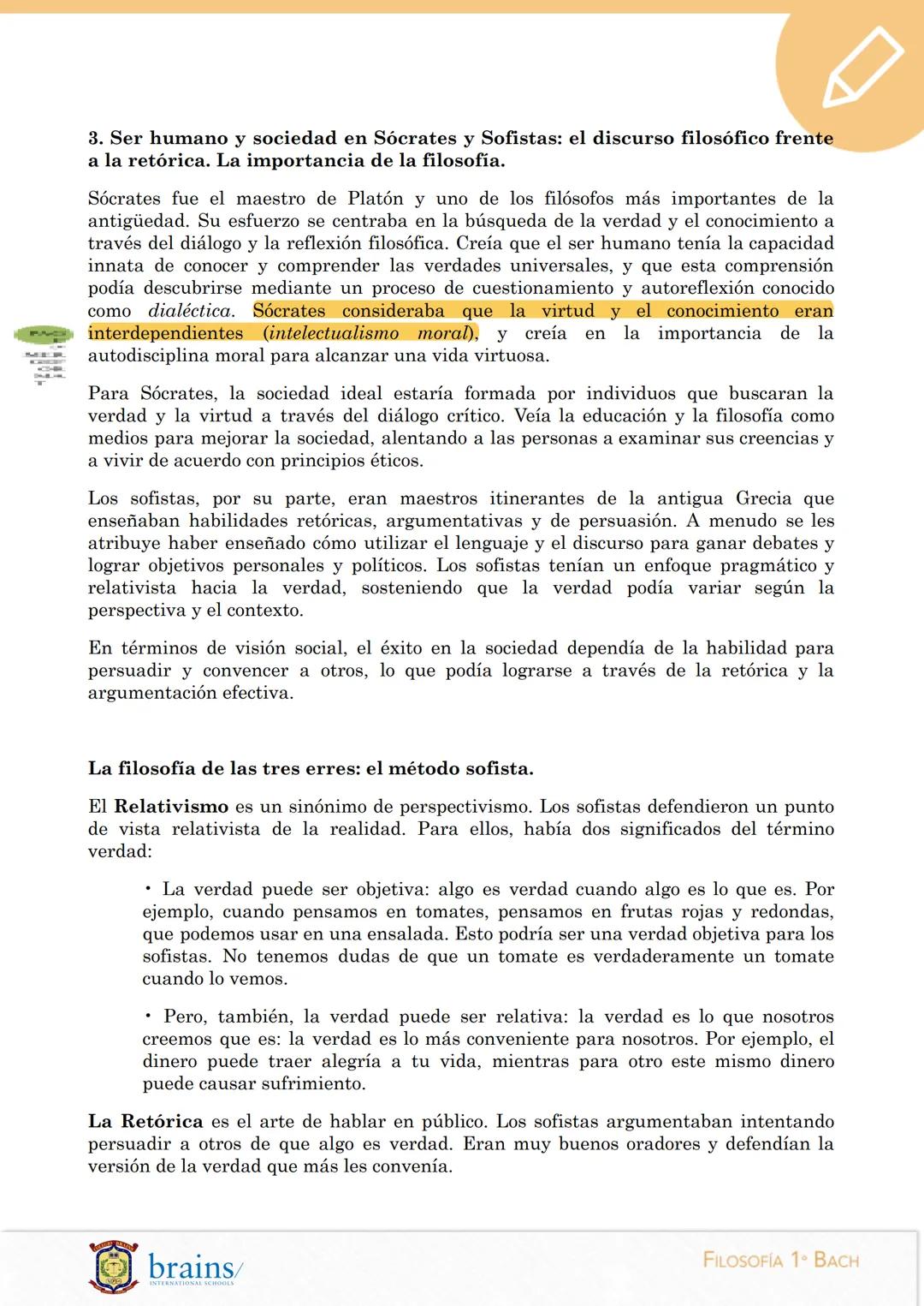 # FILOSOFÍA
1ºBachillerato
Brains 2023/24
BLOQUE I. La filosofía y el ser humano
Tema 1. La reflexión filosófica
1. El origen de la ref