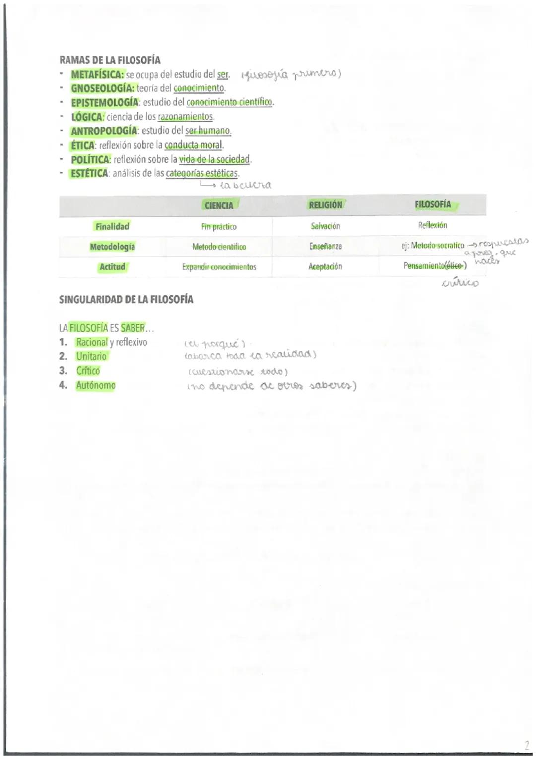 TEMA 1: INTRODUCCIÓN A LA FILOSOFÍA
FILOSOFÍA
ACTITUD DE UN FILÓSOFO: tener la capacidad de admiración y reconocer / ser consciente que no l