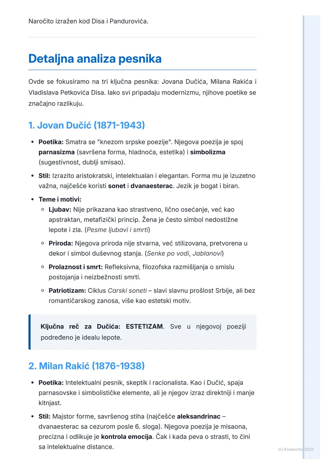 # Poezija srpskog modernizma
(Jovan Dučić, Milan Rakić,
Vladislav Petković Dis)
Uvod u poeziju srpskog modernizma
Poezija srpskog moderniz