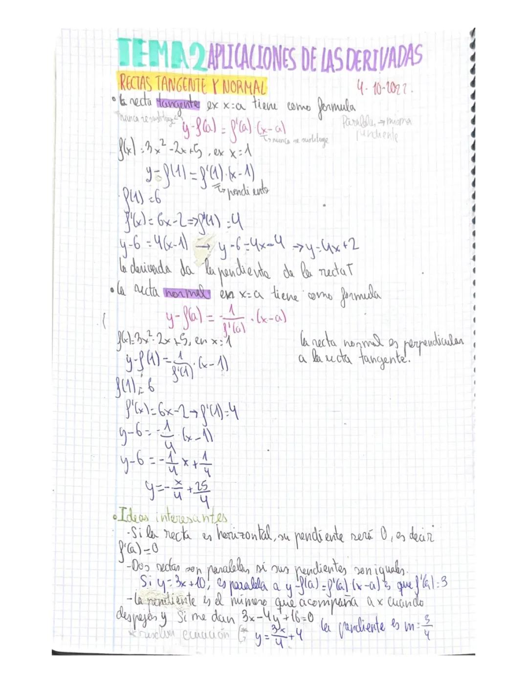 Tema 2 Aplicaciones de las derivadas