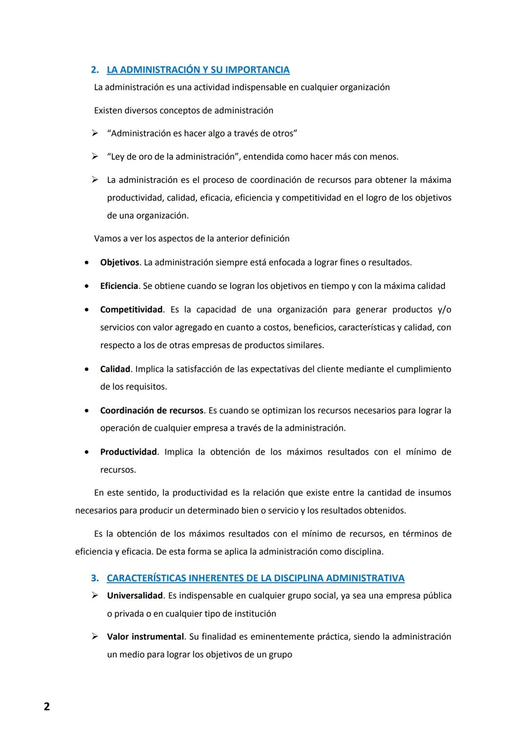 # TEMA 9 EL PROCESO ADMINISTRATIVO
1. INTRODUCCIÓN
Administración
Se apoya en
diversas disciplinas
Ciencias
sociales
Ciencias
exactas