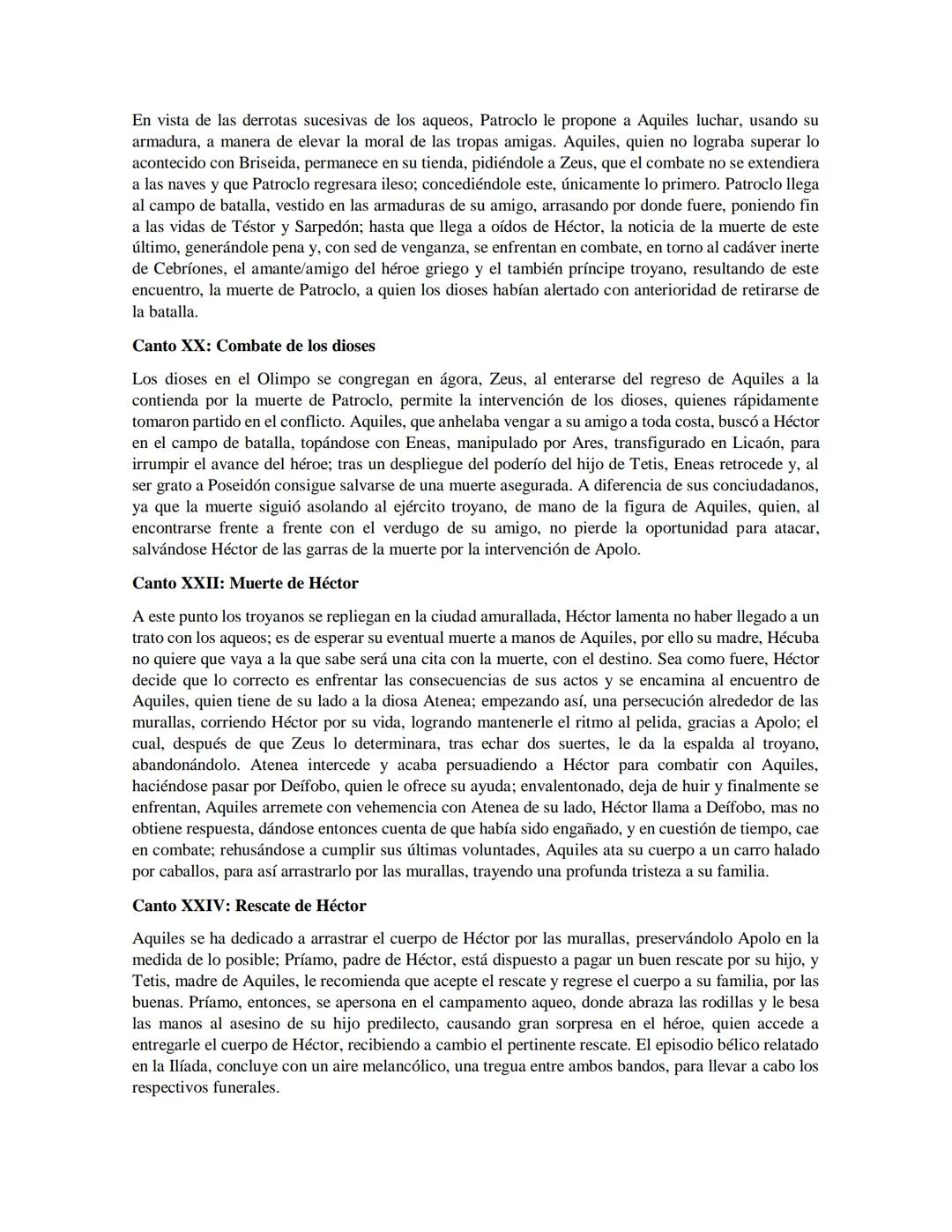 Por: Luis Díaz
Canto I: La peste y la cólera
Se relata el rapto de Criseida, hija de Crises - un sacerdote - a manos de Agamenón, líder de