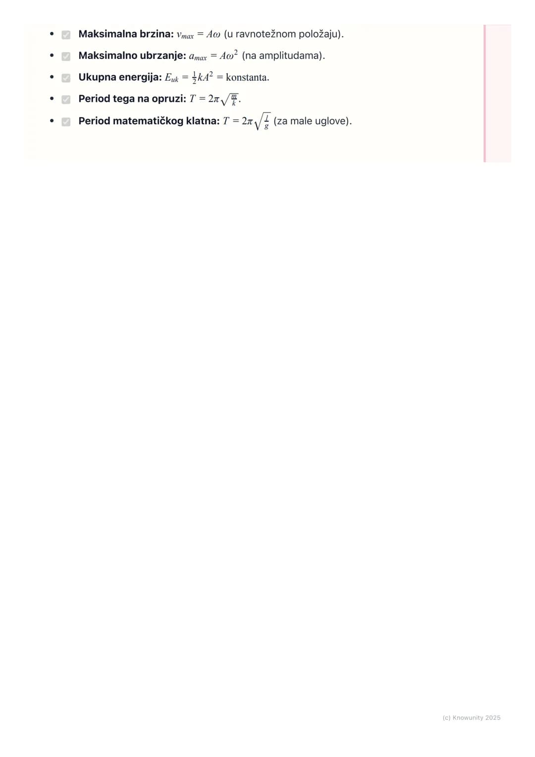 # Harmonijsko oscilovanje
Uvod u harmonijsko oscilovanje
Oscilacije su periodična kretanja tela oko ravnotežnog položaja. Harmonijsko
osci