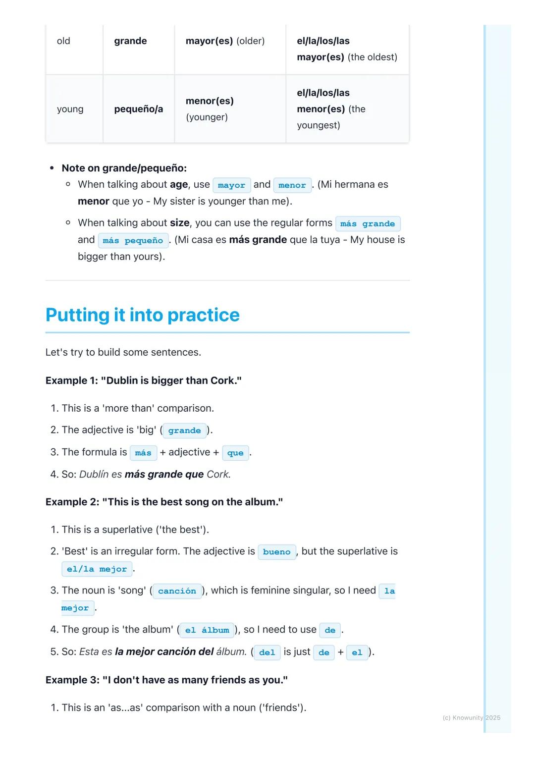 # Comparatives and
Superlatives
## Introduction to comparisons
Okay, so this is all about how to compare things in Spanish. It's used for